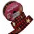 Fita de Natal em Cetim Xadrez Floco de Neve ECF005TH 001 - 22mm x 10m - Progresso Natal - Imagem 1