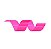 Rolo Fita Lisa Pink - 20mm x 50m - EmFesta - Imagem 1