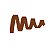 Rolo Fita Lisa Marrom - 15mm x 50m - EmFesta - Imagem 1