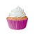 Forminha Forneável para Cupcake - Lilás - 45 unidades - Mago - Rizzo - Imagem 1