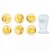 Kit Carimbos - Amor de Mãe - 2cm - 6 unidades - BlueStar - Rizzo - Imagem 1