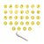 Kit Carimbos - Letras Fofas - 2cm  - 1 unidade - BlueStar - Rizzo - Imagem 1