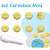 Kit Carimbos Mini - BlueStar - Rizzo Confeitaria - Imagem 1