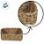 Cesta Decorativa Ecoeama de Seagrass - 27x17x10cm - 1 unidade - Rizzo - Imagem 3