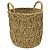 Cesta Decorativa Caubi de Seagrass com Alça - 36x36x30cm - 1 unidade - Rizzo - Imagem 1