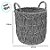 Cesta Decorativa Caubi de Seagrass com Alça - 32x32x27cm - 1 unidade - Rizzo - Imagem 2