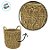 Cesta Decorativa Caubi de Seagrass com Alça - 32x32x27cm - 1 unidade - Rizzo - Imagem 3