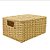 Cesta Wayana com tampa de Fibra Natural - 40x30x20cm - 1 unidade - Rizzo - Imagem 1