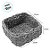 Cesta Decorativa Aimore de Seagrass - 22x22x10cm - 1 unidade - Rizzo - Imagem 2