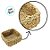 Cesta Decorativa Aimore de Seagrass - 18x18x8cm - 1 unidade - Rizzo - Imagem 3