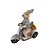 Coelho de Páscoa com Roupa Bordada e Moto - Linha Realeza  Premium - 51cm - 1 unidade - Rizzo - Imagem 1