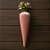 Enfeite Decorativo de Páscoa - Cenoura Rosa Claro e Verde - 30cm - 1 unidade - Rizzo - Imagem 1