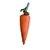 Enfeite Decorativo de Páscoa - Cenoura Laranja Lisa - 13cm - 1 unidade - Cromus - Rizzo - Imagem 1