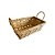 Cesta Decorativa de Bambu Retangular com alça - Bambu - 22cm - 1 unidade - Cromus - Rizzo - Imagem 1