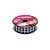 Fita de Cetim 10m x 22mm - Cor 219 - Xadrez Preto - Rolo 10 metros  - 1 unidade - Progresso - Rizzo - Imagem 2