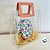 Sacola Transparente PVC com Alça Quadrada de Couro Rosa - 26x22x12cm - 1 unidade - Rizzo - Imagem 3