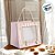 Sacola Premium Para Caixa Meio Ovo Com Visor - Doce Páscoa - 30x26x14cm - 1 unidade - Cromus - Rizzo - Imagem 2