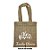 Sacola de Juta Feliz Páscoa com Frase - 20x22cm - 1 unidade - Rizzo Personalizado - Imagem 1
