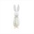 Enfeite Decorativo de Páscoa - Coelho Branco Flocado com Laço - 40cm - 1 unidade - Cromus - Rizzo - Imagem 5