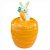 Pote Decorativo de Páscoa Bomboniere - Coelho com Cenoura Laranja - 16cm - 1 unidade - Cromus - Rizzo - Imagem 6