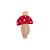 Mini Prendedor Decorativo - Cogumelo Vermelho - 5cm - 3 unidades - Cromus - Rizzo - Imagem 6