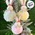 Enfeite para Pendurar - Coelho Pompom Rosa - 10cm - 1 unidade - Cromus - Rizzo - Imagem 2