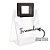 Sacola PVC com Alça Quadrada de Couro Preto Personalizado com Nome - 18x20x10cm - 1 unidade - Rizzo - Imagem 1