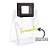 Sacola PVC com Alça Quadrada de Couro Preto Personalizado com Nome - 18x20x10cm - 1 unidade - Rizzo - Imagem 3