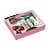 Caixa Kit Confeiteiro Contos De Páscoa Rosa - Meio Ovo de 150g - 24x19,5x5cm - 1 unidade - Cromus - Rizzo - Imagem 1