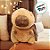 Capivara De Pelúcia Marrom Com Cachecol - 30cm - 1 unidade - Rizzo - Rizzo - Imagem 1