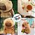 Capivara De Pelúcia Marrom Com Cachecol - 30cm - 1 unidade - Rizzo - Rizzo - Imagem 3