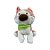 Cachorro de Pelúcia Rosa Sentado - 29cm - 1 unidade - Rizzo - Imagem 5