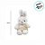 Coelho de Pelúcia Branco com Roupa Branca - 32cm - 1 unidade - Rizzo - Imagem 3