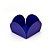 Forminhas para Doces 4 Pétalas Azul Marinho  - 50 unidades - FunFestas - Rizzo - Imagem 1