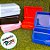 Caixinha Lembrancinha Plástica Azul Bebê 18x13x7cm - 1 unidade - Rizzo - Imagem 4