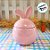 Enfeite Decorativo De Páscoa - Ovo de Porcelana com Orelhinha - Rosa - 16cm - 1 unidade - Rizzo - Rizzo - Imagem 1