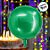 Balão de Festa Metalizado 14" 36cm - Redondo 4D Verde - 1 unidade - Silver Festas - Rizzo - Imagem 4