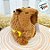 Chaveiro de Pelúcia - Capivara com Mochila de Abelha - 13cm - 1 unidade - Rizzo - Imagem 1