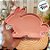 Bandeja Decorativa de Páscoa - Coelho Rose - 24cm - 1 unidade - Só Boleiras - Rizzo - Imagem 3