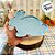 Bandeja Decorativa de Páscoa - Coelho Azul Bebê - 24cm - 1 unidade - Só Boleiras - Rizzo - Imagem 4