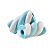 Marshmallow Torção Azul Recheadinho - 250 g - 1 unidade - Fini - Rizzo - Imagem 3