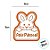 Kit Cortador Carimbo Placa Coelho 3D  - 9x6cm  - Ref. 1057 - 1 unidade - RR Cortadores - Rizzo - Imagem 3