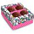 Caixa 4 Bombons Quadrado com Visor - Helllo Kitty Rosa - 1 unidade - Festcolor - Rizzo - Imagem 1