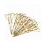 Palito em Bambu para petiscos - 50 unidades - 9 cm - Ref. HA243 Silver Festas - Imagem 1