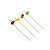 Palito Frutas em Bambu para petiscos - 20 unidades - 12 cm - Rizzo - Imagem 1