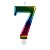 Vela Wave Colorida N° 7 - Rizzo - Imagem 1