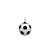 Vela Bola de Futebol Dourada - 6 unidades - Rizzo - Imagem 1