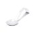 Colher Curvada Transparente - 10 unidades - 13 cm - Rizzo - Imagem 1