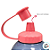 Garrafa Squeeze Bola Cinderela - Rosa - 250ml  - 1 unidade - Disney Original - Rizzo - Imagem 2