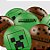 Balão de Festa Decorado Especial 9" 23cm - Minecraft - 25 unidades - FestColor - Rizzo - Imagem 2